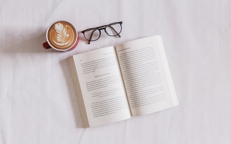 Content writer working on marketing copy